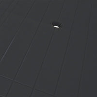 Tavolo da Giardino Antracite 126x76x72 cm in Plastica 43599