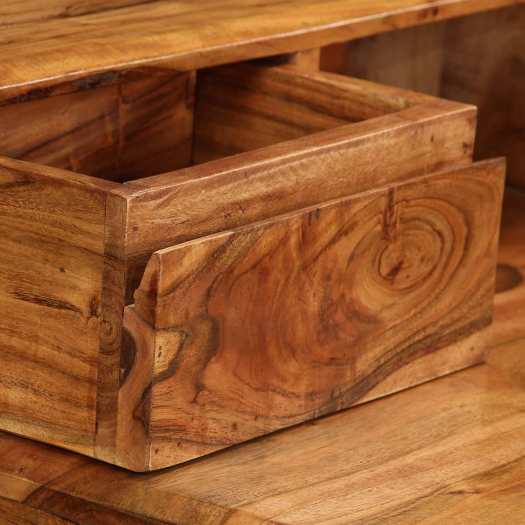 Scrivania con Cassetti in Legno Massello 88x50x90 cm 244959