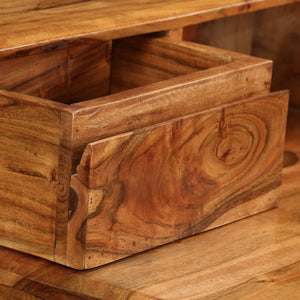 Scrivania con Cassetti in Legno Massello 88x50x90 cm 244959