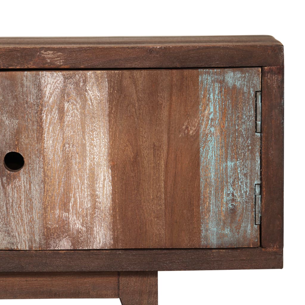 Mobile Porta TV in Legno di Acacia Stile Vintage 118x30x40 cm 244960
