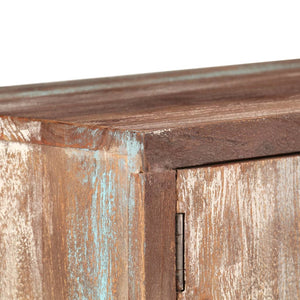 Mobile Porta TV in Legno di Acacia Stile Vintage 118x30x40 cm 244960