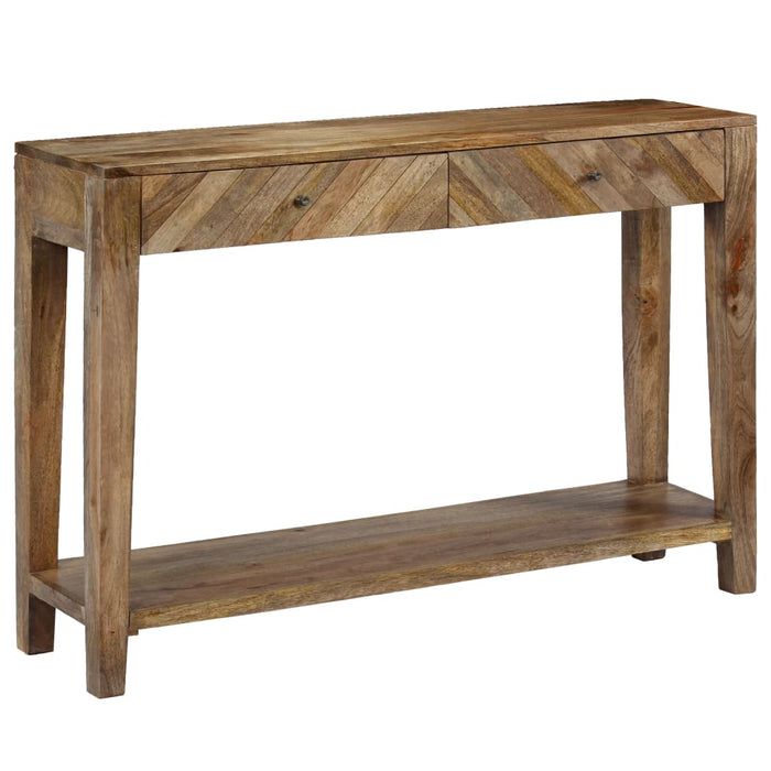 Tavolo Consolle in Legno Massello di Mango 118x30x80 cm 244969