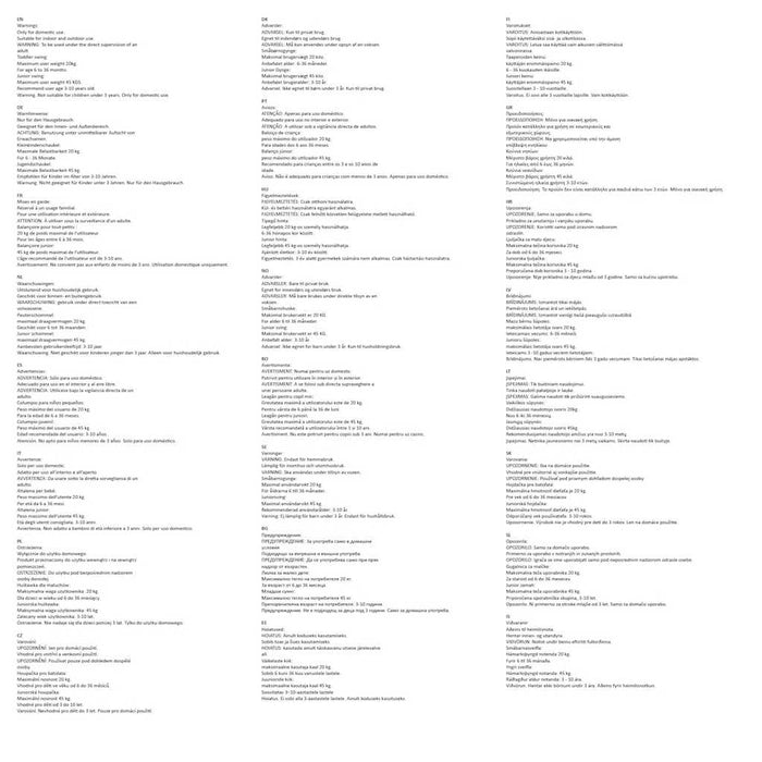 Altalena Singola e Altalena da Bimbi 2-in-1 Arancione 91362