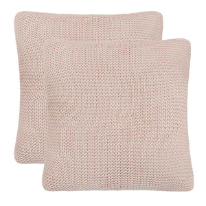 Cuscino da Lanciare con cuscino 2 pcs Rosa 45 x 45 cm Cotone 245100
