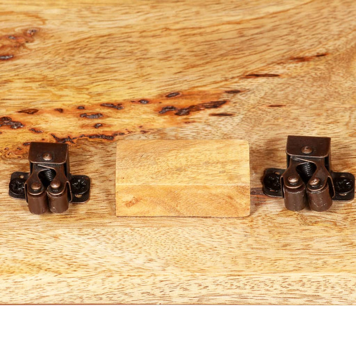 Credenza in Legno Massello di Mango 118x35x75 cm 245135