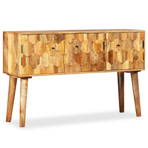 Credenza in Legno Massello di Mango 118x35x75 cm 245135