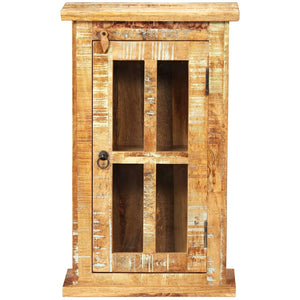 Armadietto a Muro in Legno Massello di Recupero 44x21x72 cm cod mxl 7586