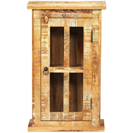 Armadietto a Muro in Legno Massello di Recupero 44x21x72 cm cod mxl 7586
