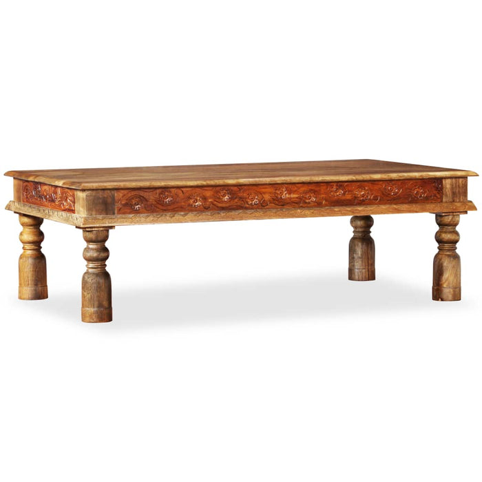 Tavolino da Salotto in Massello di Acacia e Mango 110x60x38cm