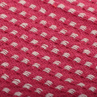 Copriletto in Cotone a Quadri 160x210 cm Rosa 245334