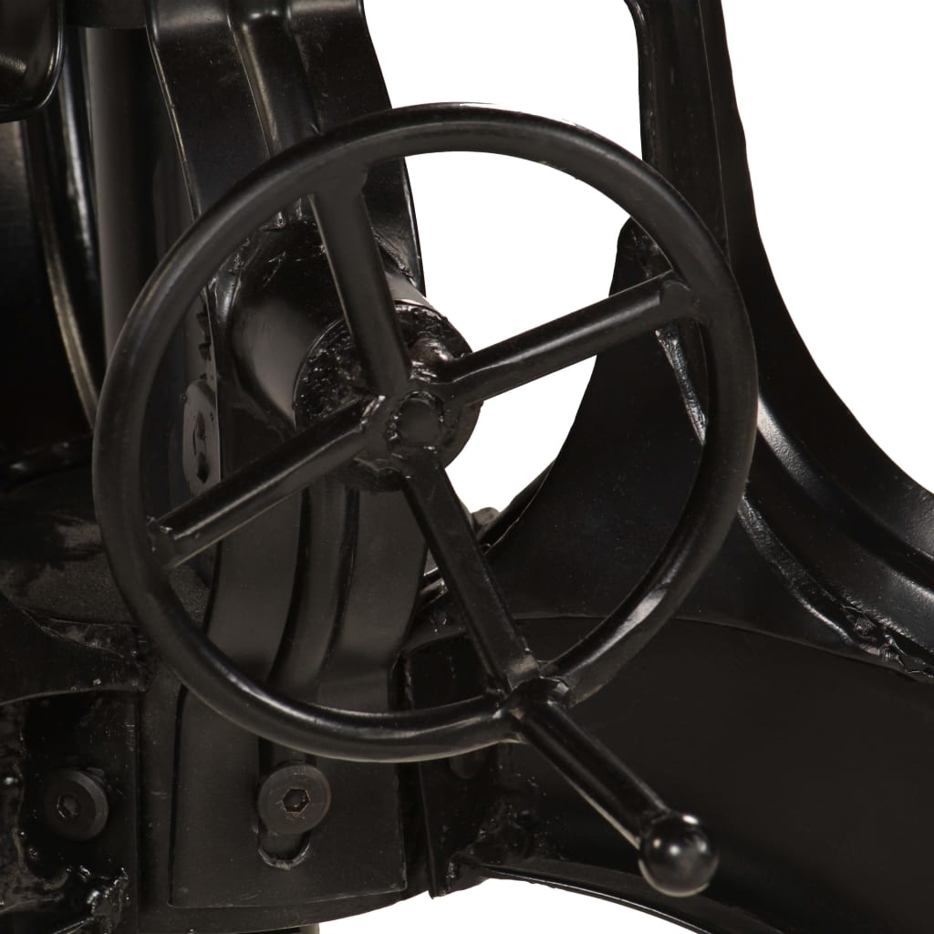 Tavolo da Bar in Legno Massello di Recupero 75x(76-110) cm cod mxl 19157