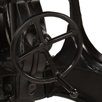 Tavolo da Bar in Legno Massello di Recupero 75x(76-110) cm cod mxl 19157