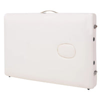 Lettino da massaggio pieghevole a 3 zone spessore 10 cm bianco 02_0001868