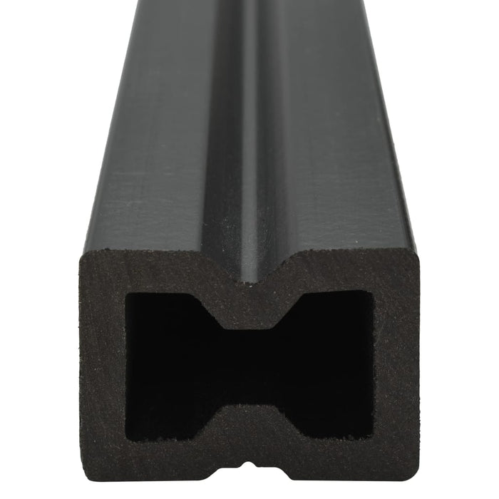 Pavimento per Esterni in WPC con Accessori 10 mÂ² 2,2m Antracite