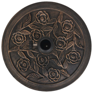 Base per Parasole Circolare in Resina Bronzo 9 kg 43656