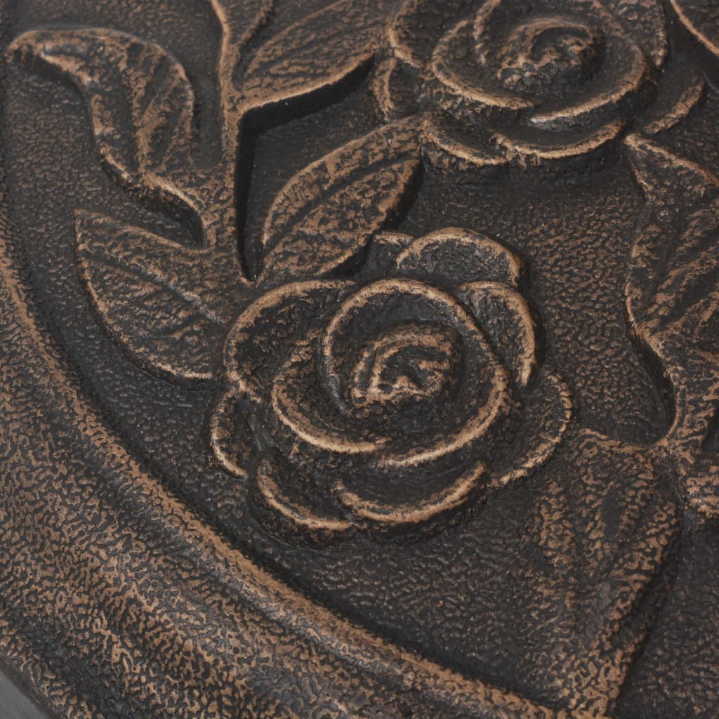 Base per Parasole Circolare in Resina Bronzo 9 kg 43656