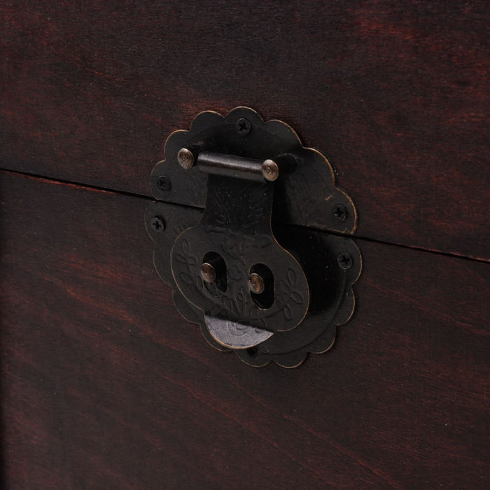 Baule del Tesoro Vintage in Legno 66x38x40 cm 245478