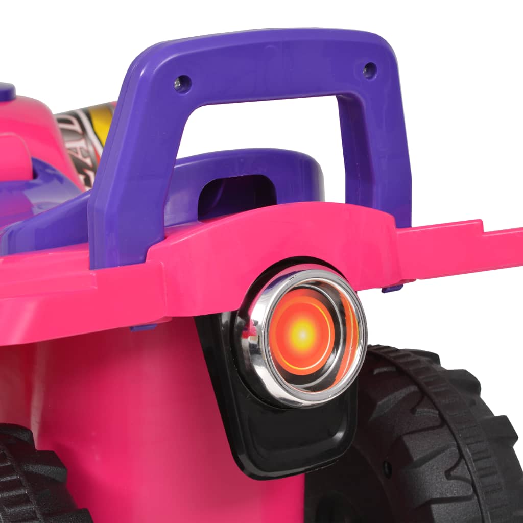 Cavalcabile ATV per Bambini Rosa e Viola con Suoni e Luci 10141