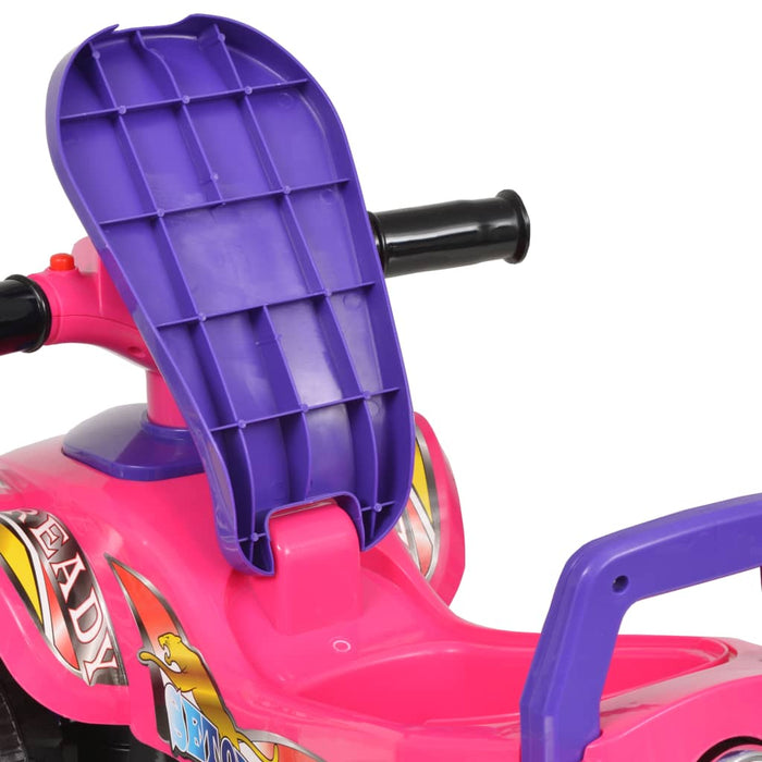 Cavalcabile ATV per Bambini Rosa e Viola con Suoni e Luci 10141