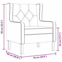 Poltrona Bianco Crema in Tessuto 245449