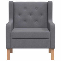 Poltrona Grigia in Tessuto 245452