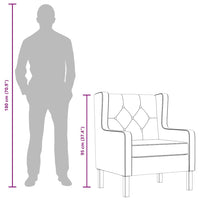 Poltrona Grigia in Tessuto 245452