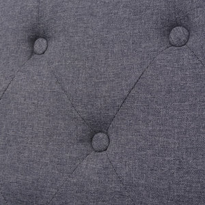 Divano a 3 Posti in Tessuto Grigio 245454