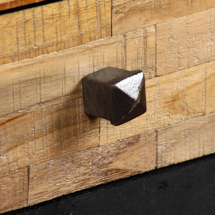 Scrivania in Legno Massello di Teak di Recupero 110x50x76 cm 245402