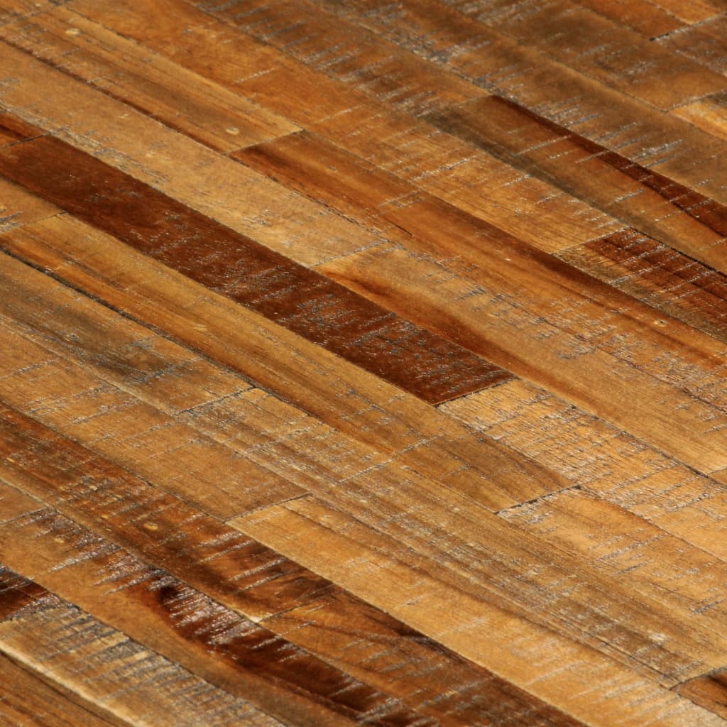 Tavolo da Pranzo in Teak Recuperato e Acciaio 180x90x76 cm 245415