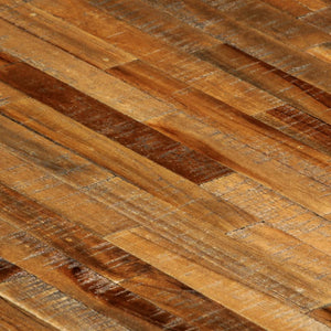 Tavolo da Pranzo in Teak Recuperato e Acciaio 180x90x76 cm 245415