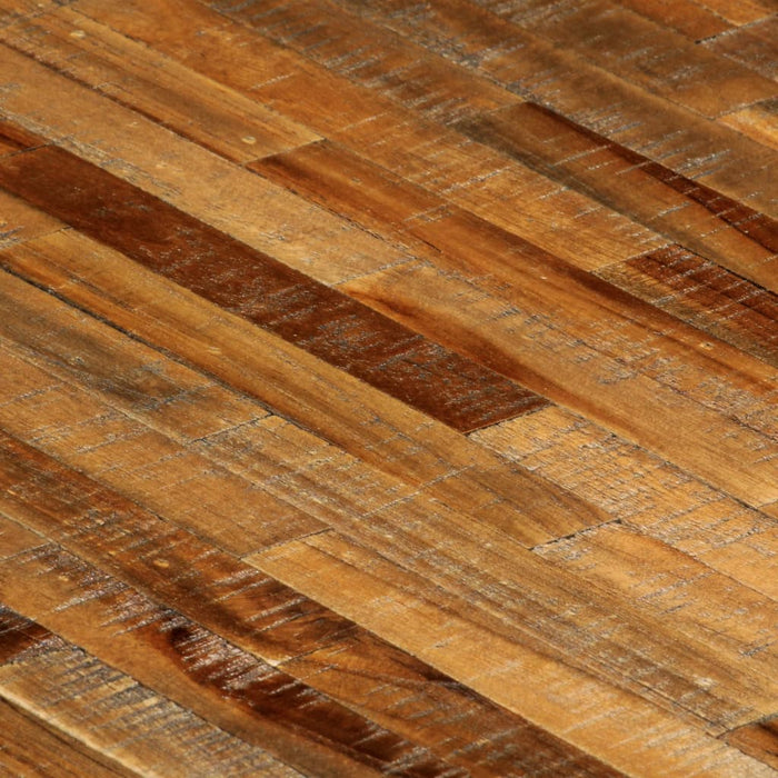 Tavolo da Pranzo in Teak Recuperato e Acciaio 180x90x76 cm 245415