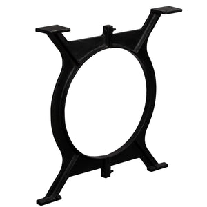 Gambe per Tavolo da Pranzo 2 pz a Forma di O in Ghisa 245426