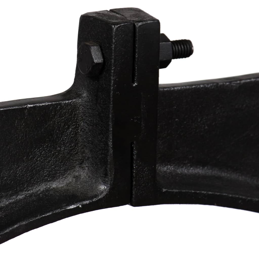 Gambe per Tavolo da Pranzo 2 pz a Forma di O in Ghisa 245426