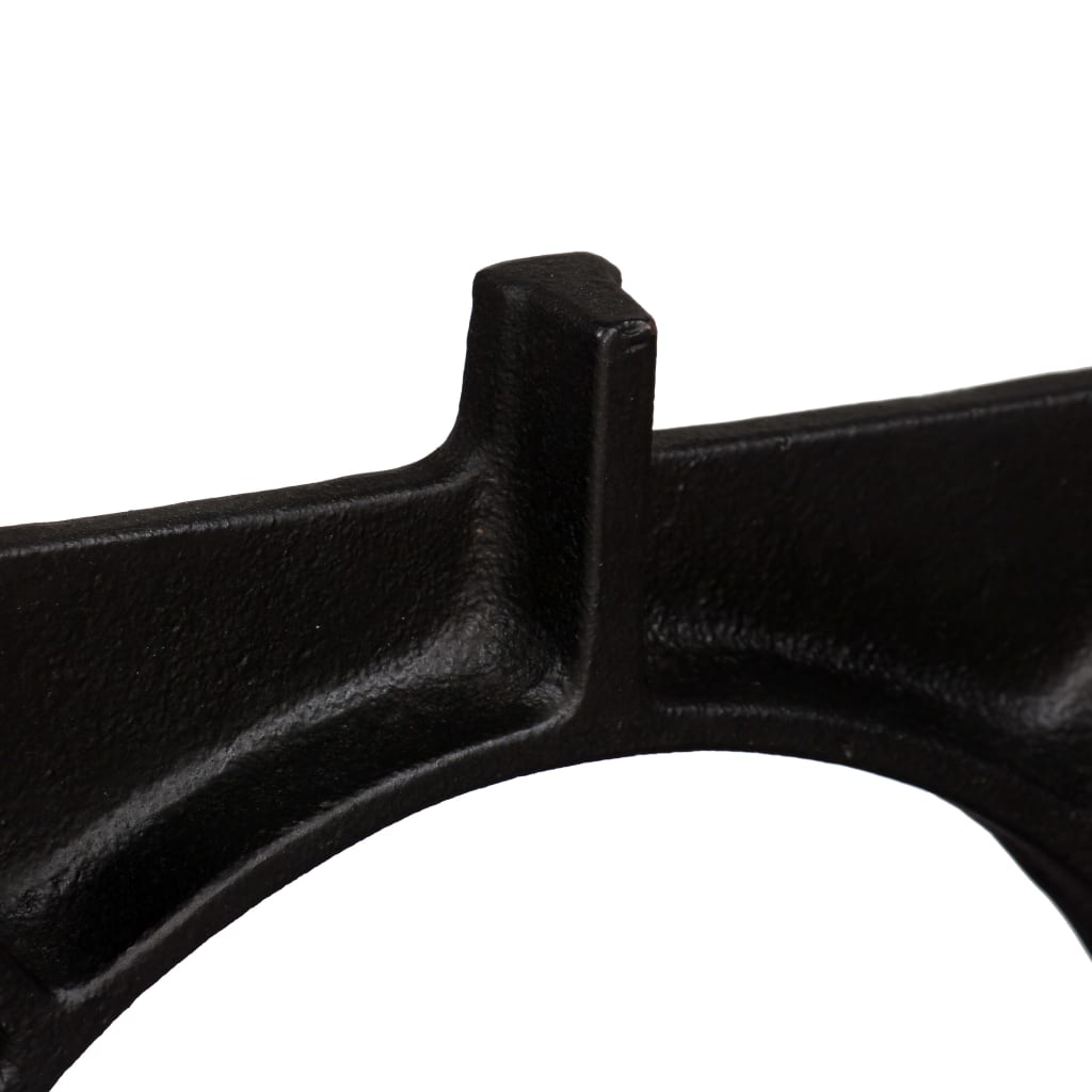 Gambe per Tavolino da Caffè 2 pz a Forma di O in Ghisa 245427