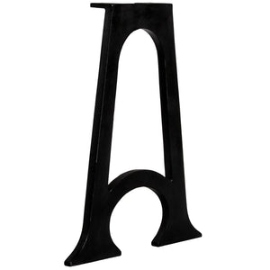 Gambe per Tavolo da Pranzo 2pz Base ad Arco Forma di A in Ghisa 245429