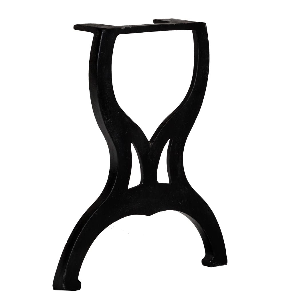 Gambe per Panca 2 pz a Forma di X in Ghisa 245434