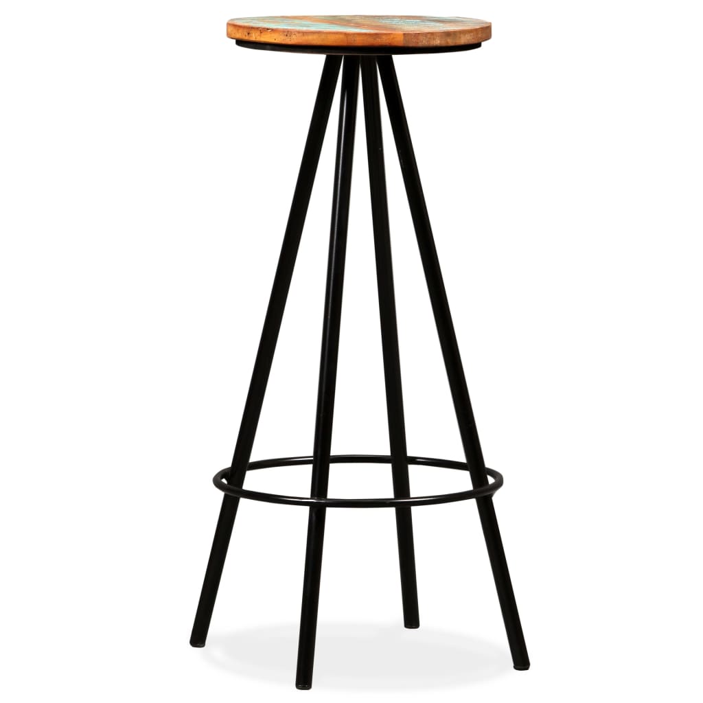 Sgabelli da Bar 2 pz  in Legno Massello di Recupero cod mxl 69433