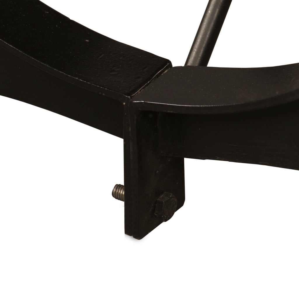 Tavolo da Pranzo in Legno Massello di Mango Grezzo 180 cm 244801