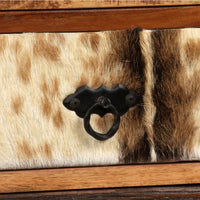 Credenza in Legno Massello di Acacia 50x30x86 cm 244934