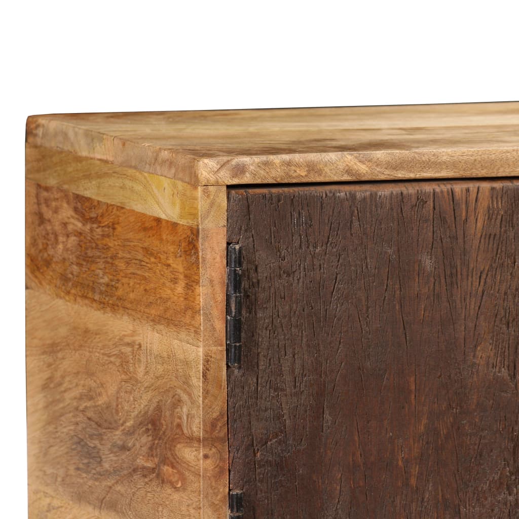Credenza in Legno Massello di Mango 140x30x80 cm 244938