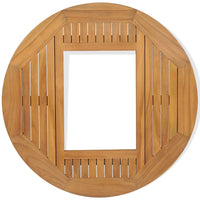 Piano Tavolo per Cassa di Birra in Legno di Teak 70 cm 43807