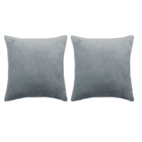 Set di Cuscini 2 pz in Tessuto 45x45 cm Grigio cod mxl 46042