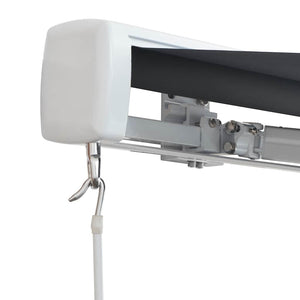 Tenda a Cassonetto Manuale 350 cm Antracite 274874