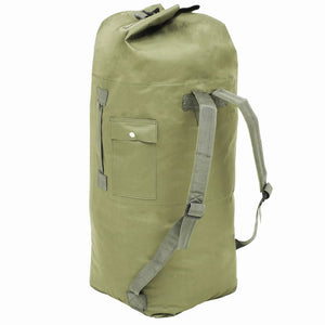 Borsone da Viaggio Stile Militare 85 L Verde Oliva 91385