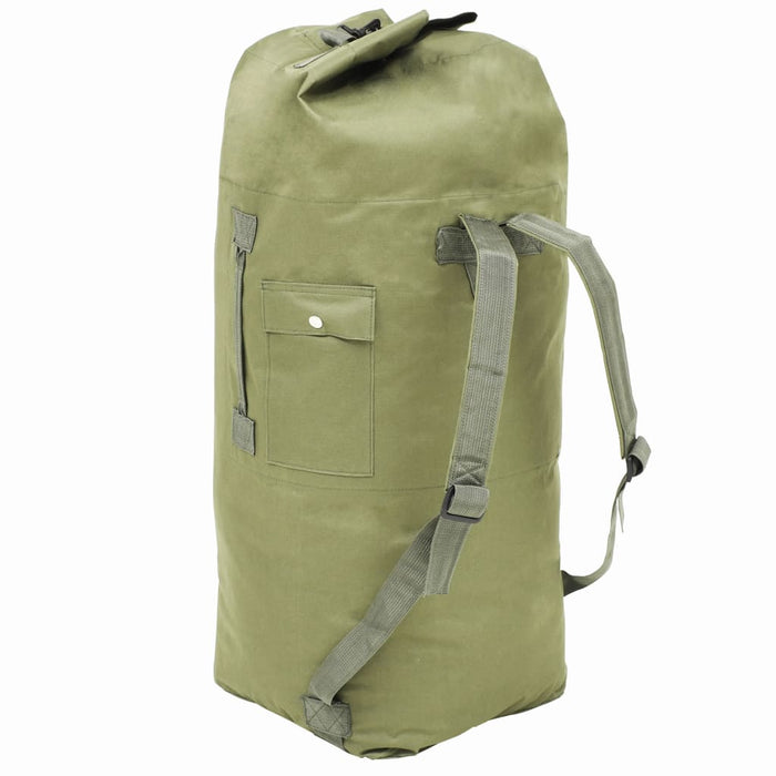 Borsone da Viaggio Stile Militare 85 L Verde Oliva 91385