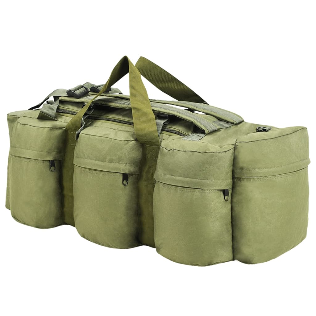 Borsone da Viaggio Stile Militare 3 in 1 45 L Verde Oliva 91388