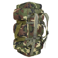 Borsone da Viaggio Stile Militare 3 in 1 45 L Mimetico 91389