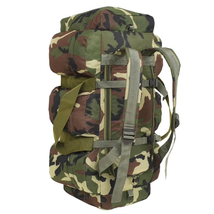 Borsone da Viaggio Stile Militare 3 in 1 45 L Mimetico 91389