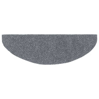 Tappetini Autoadesivi per Scale 15 pz 65x21x4 cm Grigio Chiaro 132699