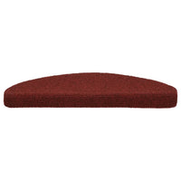 Tappetini Autoadesivi per Scale 15 pz 65x21x4 cm Rosso 132700